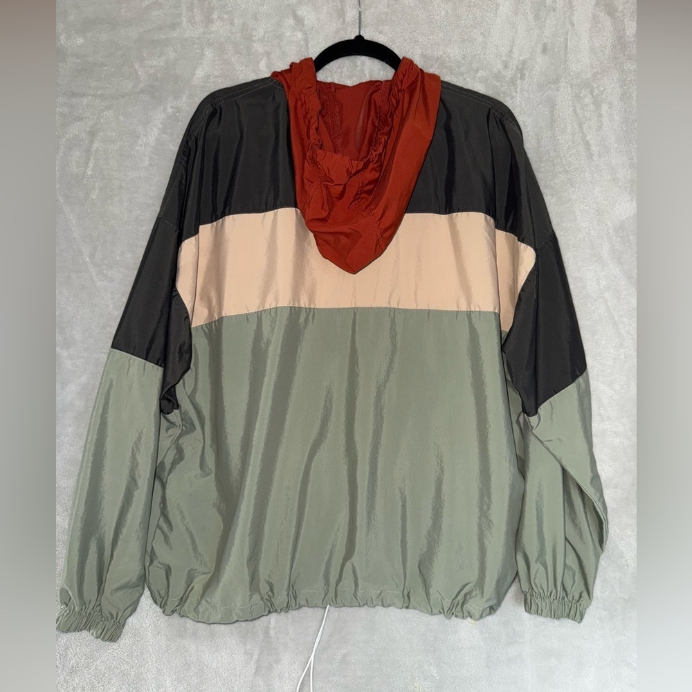 Stylish Multicolor Windbreaker Jacket - Picture 3 of 7